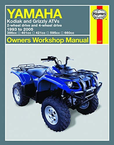 Yamaha Kodiak and Grizzly Atvs (93 - 05) (Owners Workshop Manual)